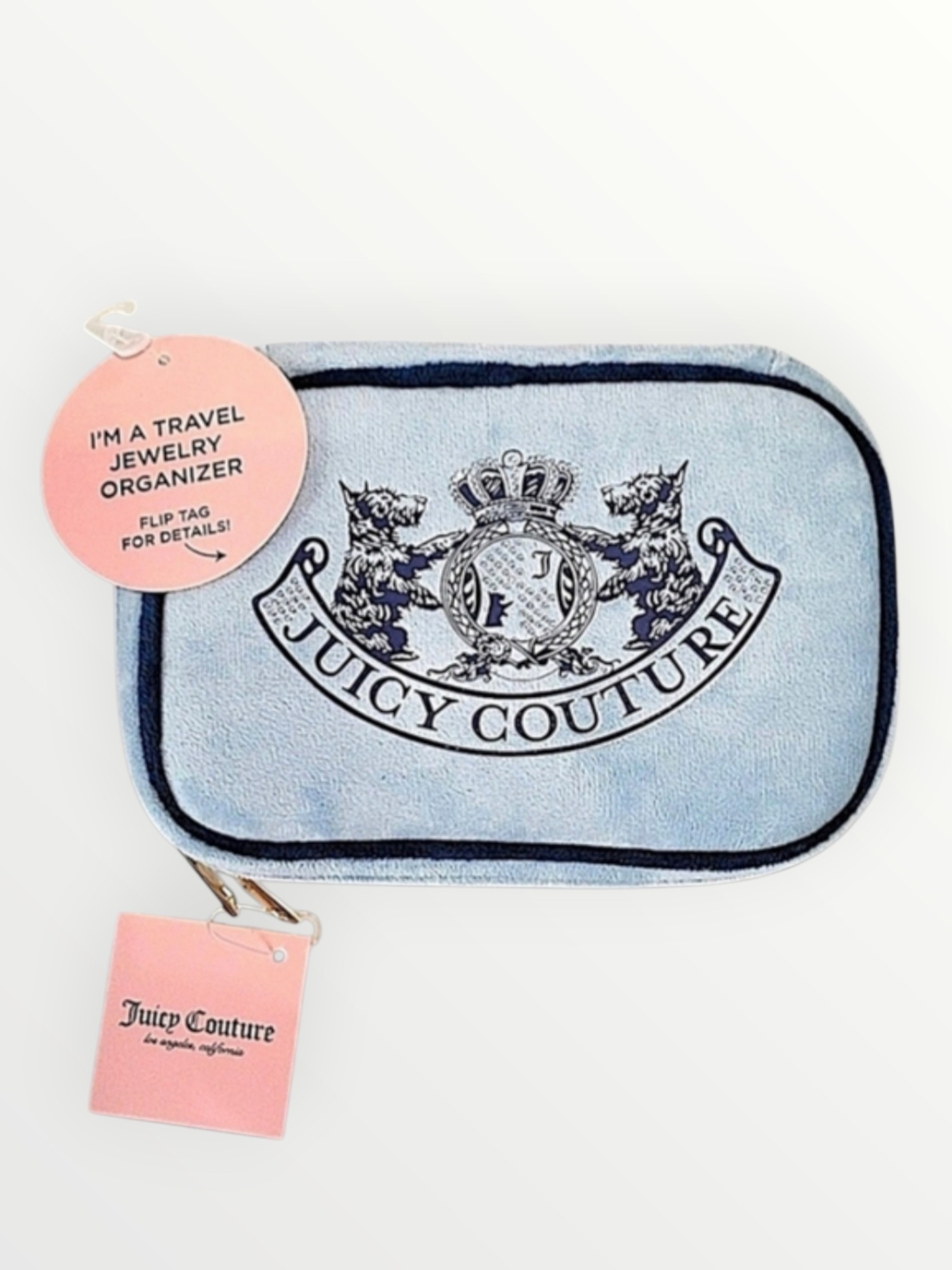 Juicy Couture Light Blue Travel Jewelry Organizer